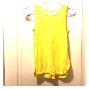 Yellow tank top size s